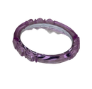 Purple translucent bangle for kids (Age 0-3)