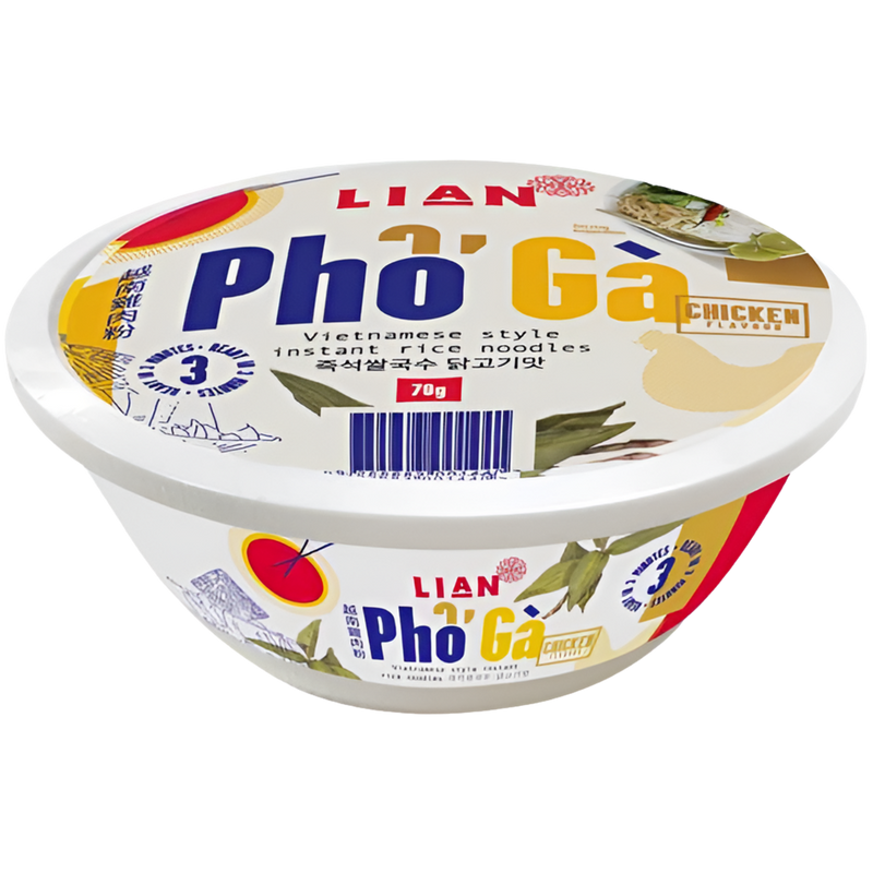 Lian Vietnamese Pho Rice Noodle Chicken 70g