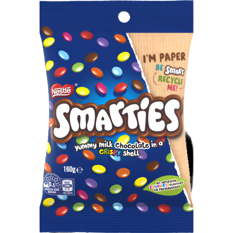 Smarties Milk Chocolate Share Bag 160g