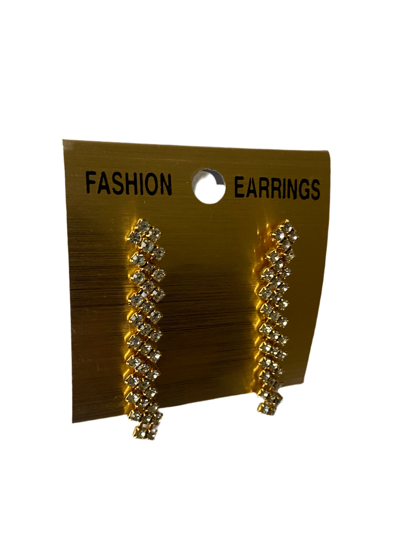 Elegant Drop & Dangle Earrings (Golden)