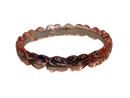Light pink heart shaped translucent bangle for kids (Age 2-5)