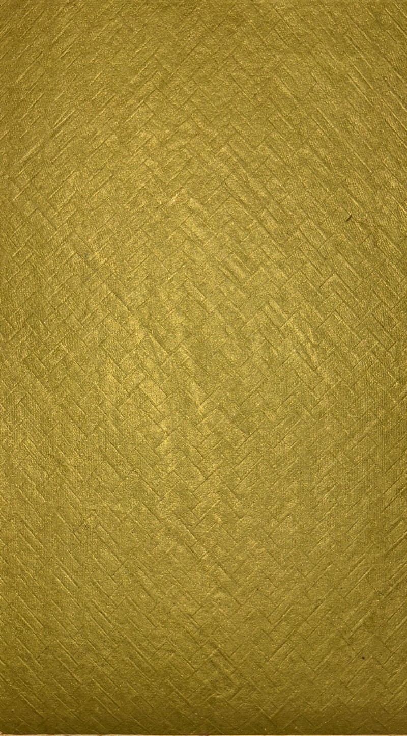 A4 handmade Paper (Shiny Olive Green)