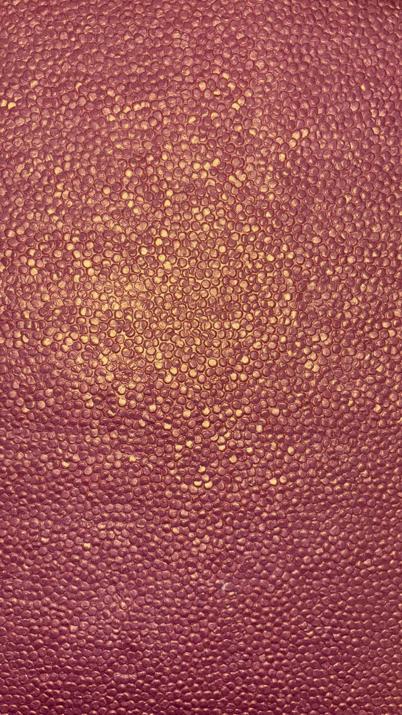 A4 handmade Paper (Embosed golden pink)