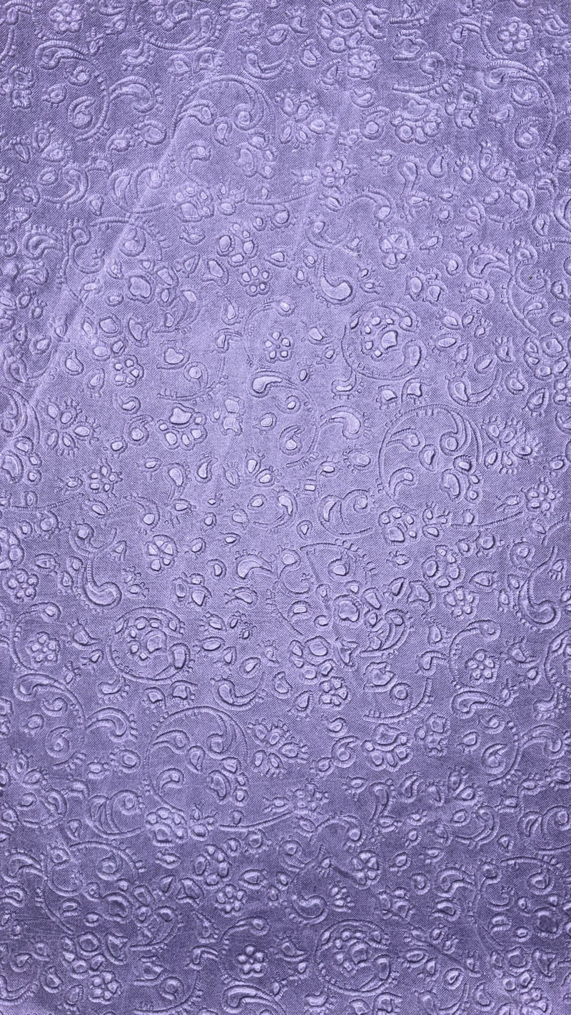 A4 handmade Paper (Embosed purple)