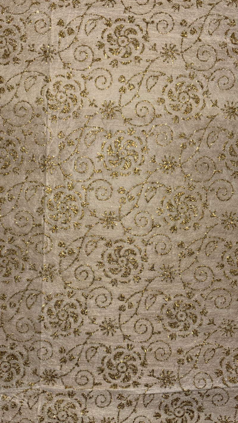 A4 Handmade Paper (Thin off-white sheet with sparkling golden)