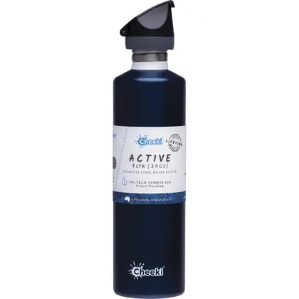 Stainless Steel Bottle Ocean Sports Lid 1L