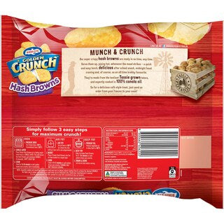 Birds Eye Golden Crunch Hash Browns 800g