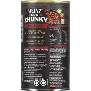 Heinz Big N Chunky Chilli Beef Soup 520g