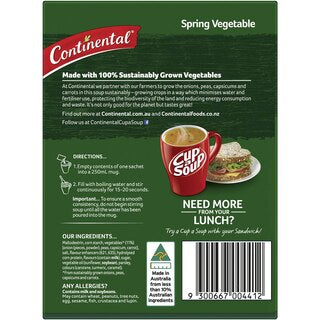 Continental Cup A Soup Classic Spring Vegetable 4 Pack