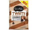Darrell Lea Milk Chocolate Liqourice Twists 200g
