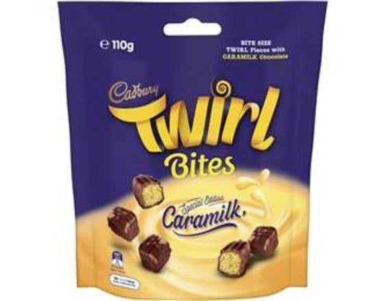 Cadbury Caramilk Twirl Bites 135g