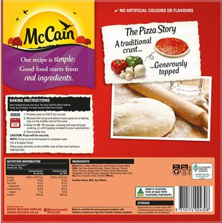 McCain Family Margherita Frozen Pizza 500g