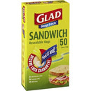 Glad Snap Lock Sandwich Bags 50 pack