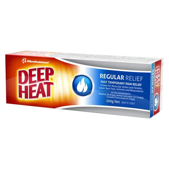 Deep Heat Cream Mentholated 100g