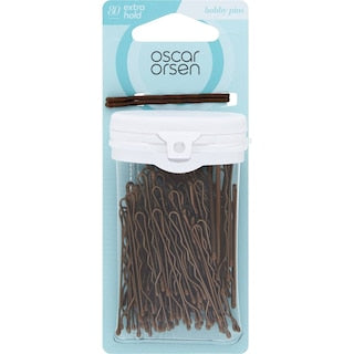 Oscar Orsen Extra Hold Bobby Pins Brown 80 Pack