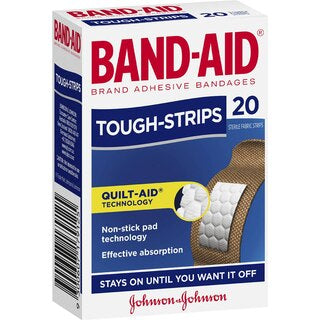 Band-aid Tough Strips Regular 20 Pack