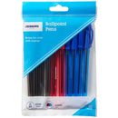 J.Burrows Ballpoint Pens Assorted 10 Pack