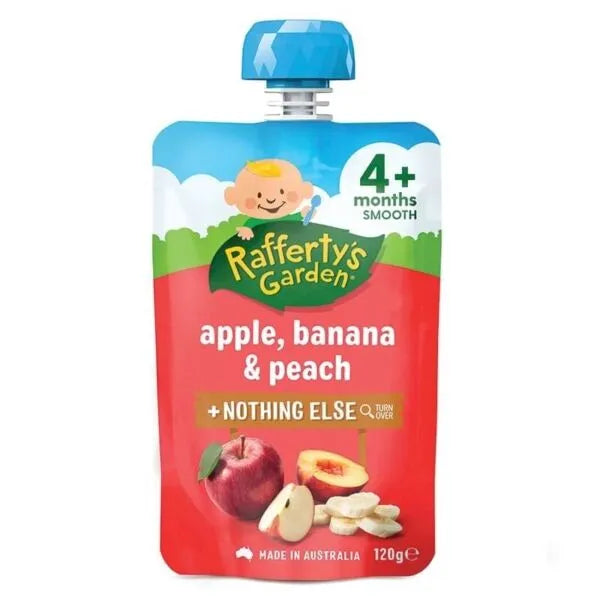 Rafferty's Garden apple, banana & peach 120g