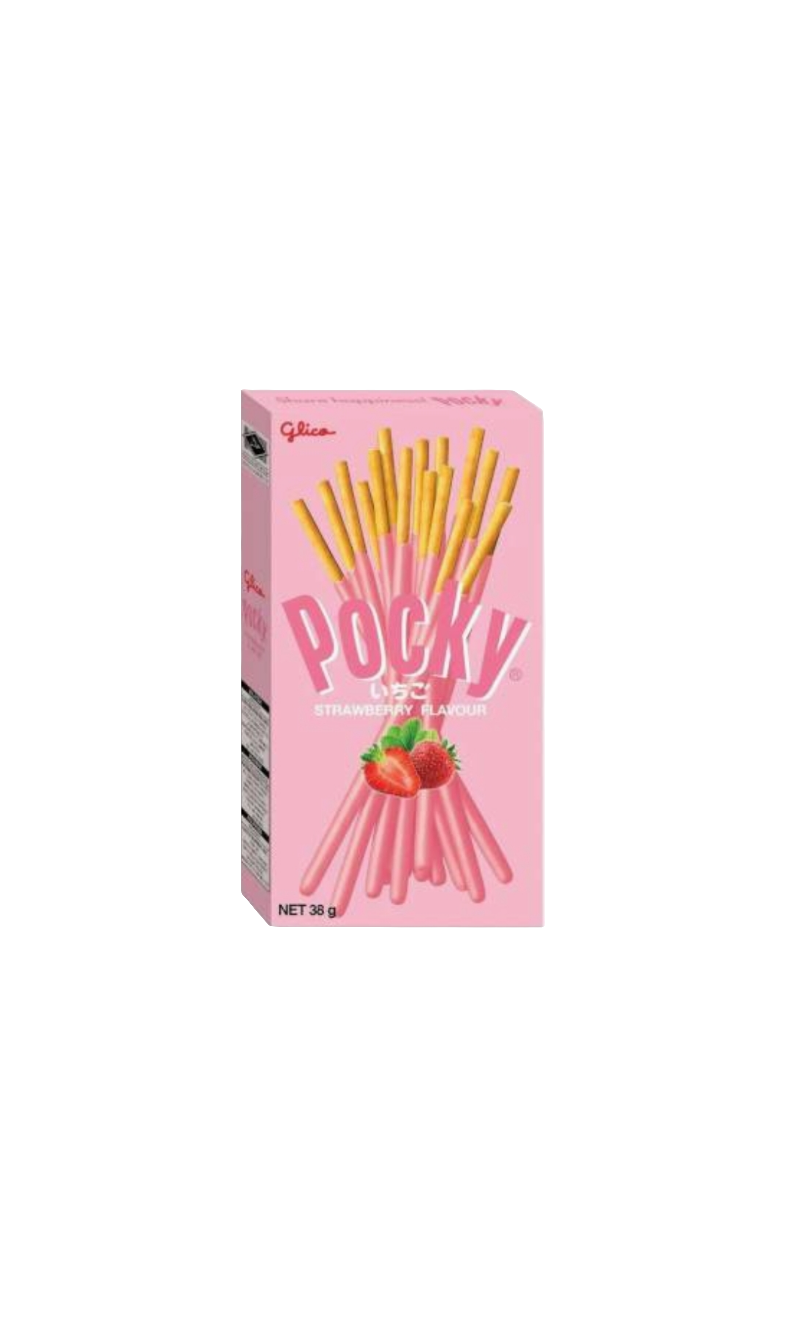 Pocky Strawberry Biscuit Sticks 45g