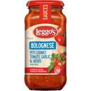 Leggo's Pasta Sauce Bolognese With Chunky Tomato Garlic & Herbs 500g