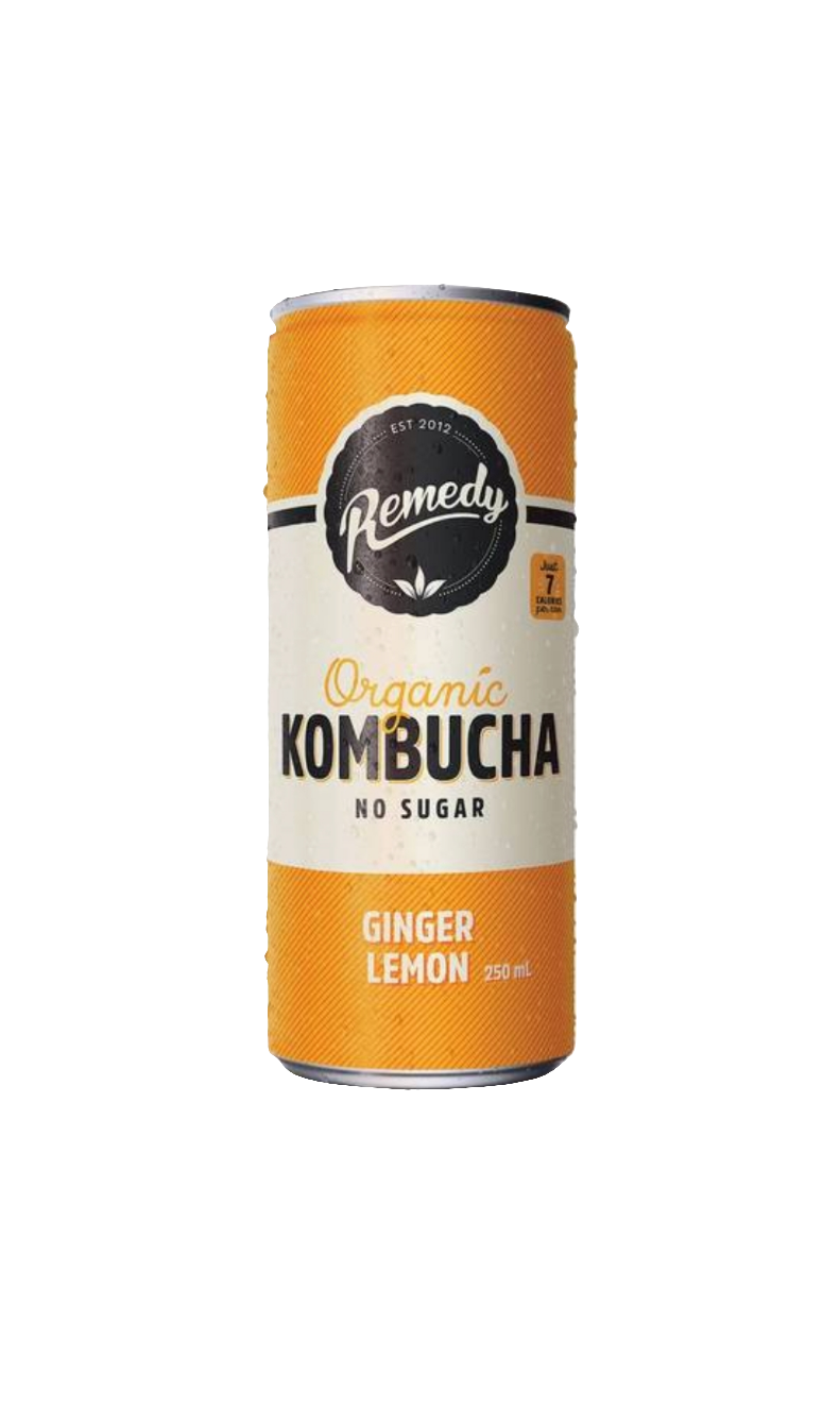 Remedy Kombucha Ginger Lemon 250ml