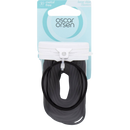 Oscar Orsen Large Thin Hair Elastics Black 30 Pack