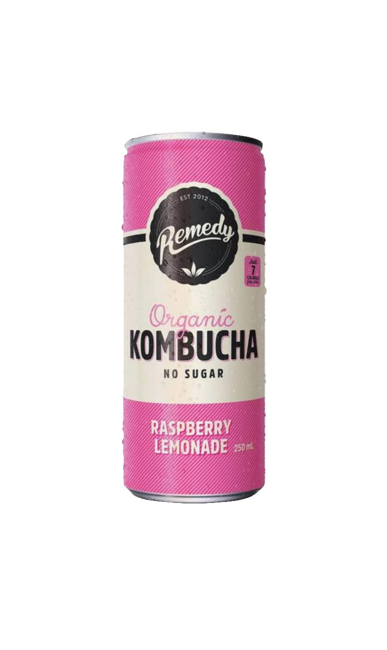 Remedy Kombucha Raspberry Lemonade 250ml