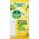 Dettol Antibacterial Floor Cleaning Wipes Lemon Lime 25 Pack