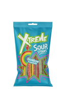 Xtreme Rainbow Sour Straws 150g