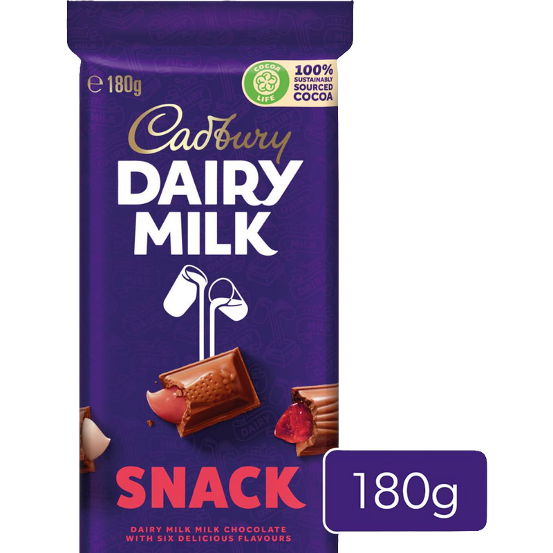 Cadbury Dairy Milk Snack 180g