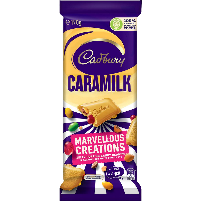 Cadbury Caramilk Marvellous Creations Chocolate 190g