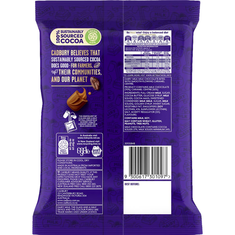 Cadbury Caramello Bites 142g