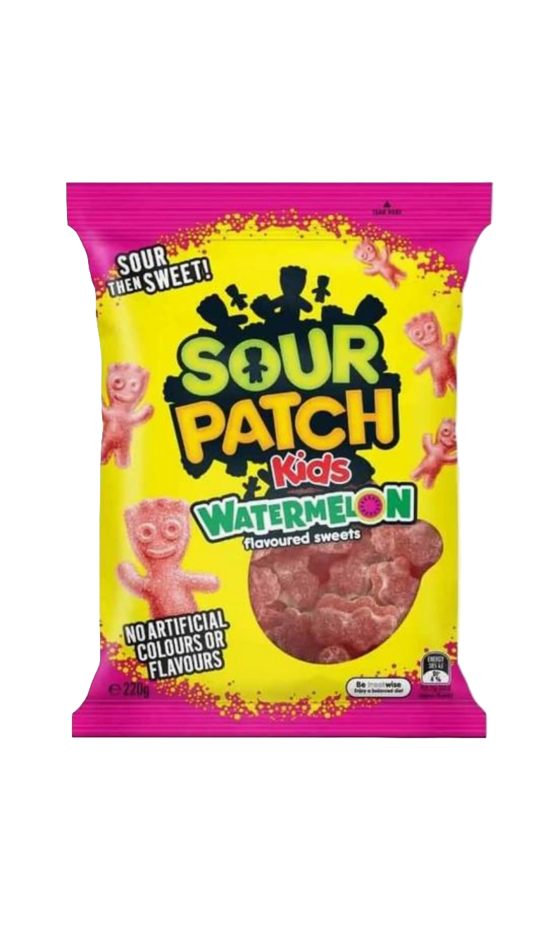 Sour Patch Kids Watermelon Lollies 220g