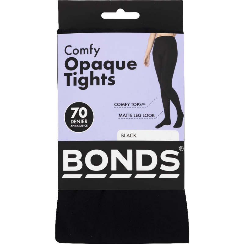 Bonds Semi Opaque Tights Black Med-Large