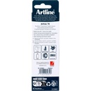 Artline Permanent Marker Black 70mm 2 Pack