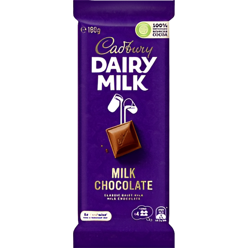 Cadbury Dairy Milk Chocolate 180g