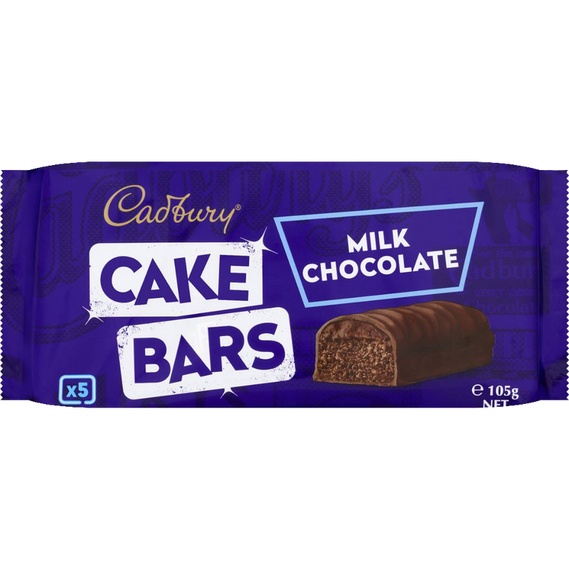 Cadbury Chocolate Cake Bars 5 Pack