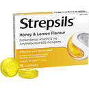 Strepsils Lozenges Honey Lemon 16pk