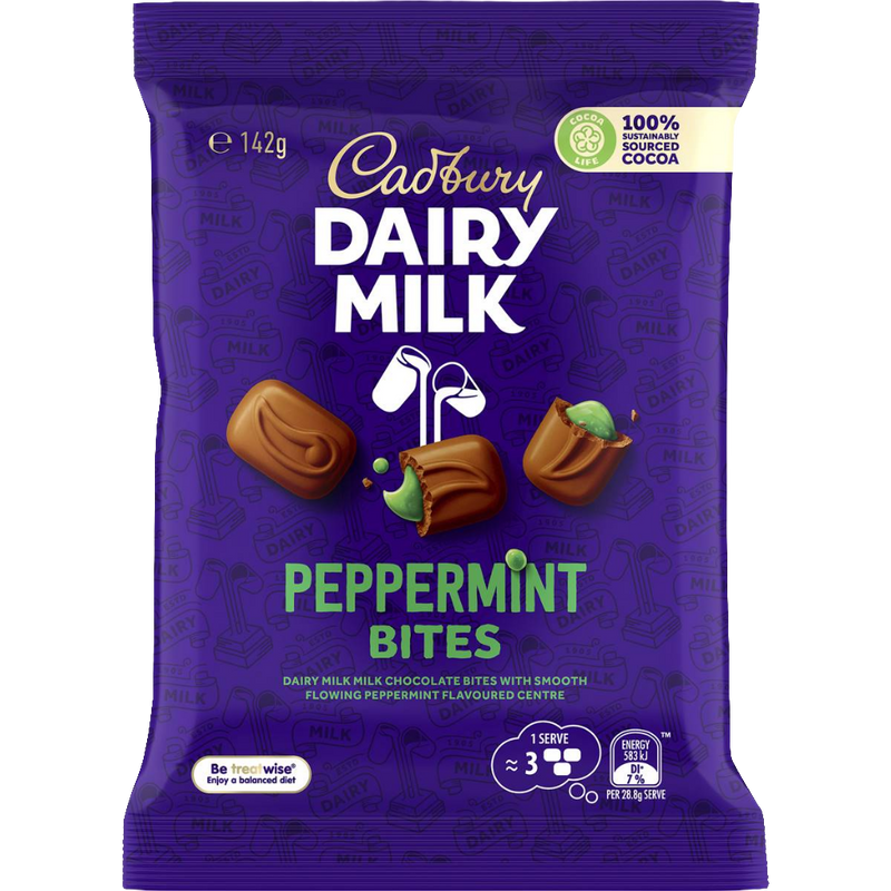 Cadbury Peppermint Bites 142g