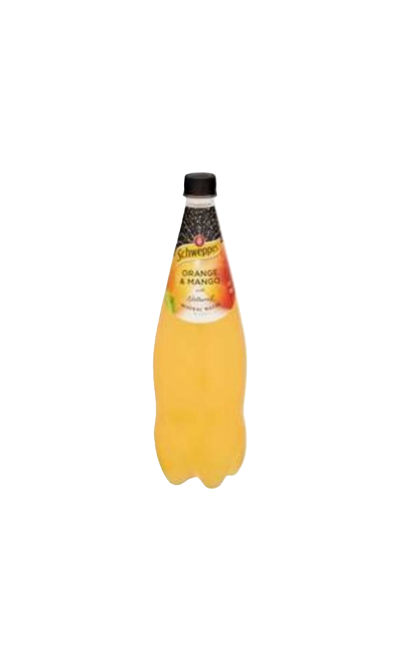 Schweppes Orange and Mango Mineral Water 1.1 L