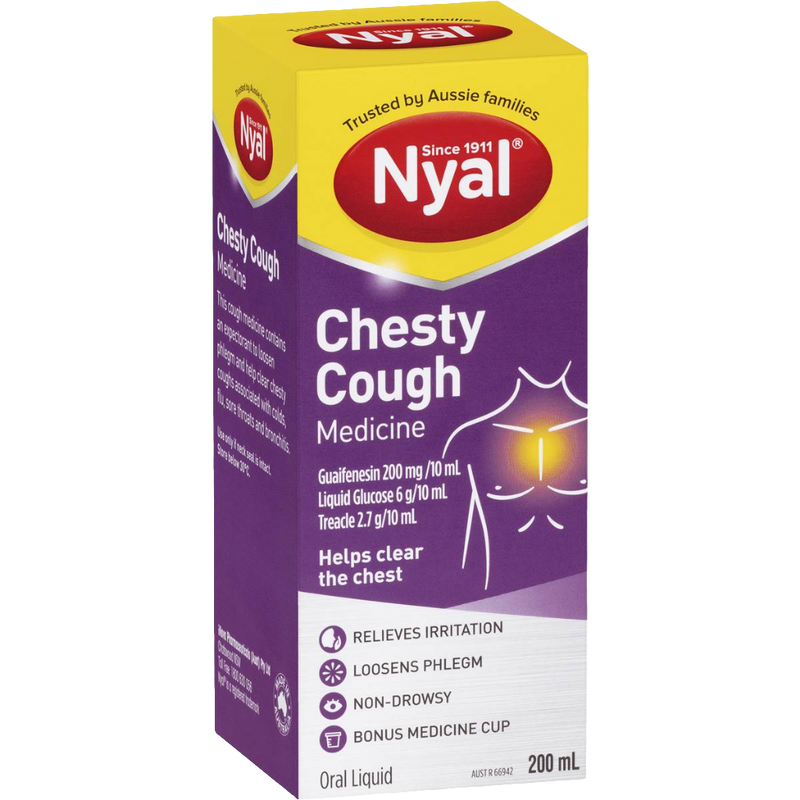 Nyal Chesty Non Drowsy Cough Medicine 200ml