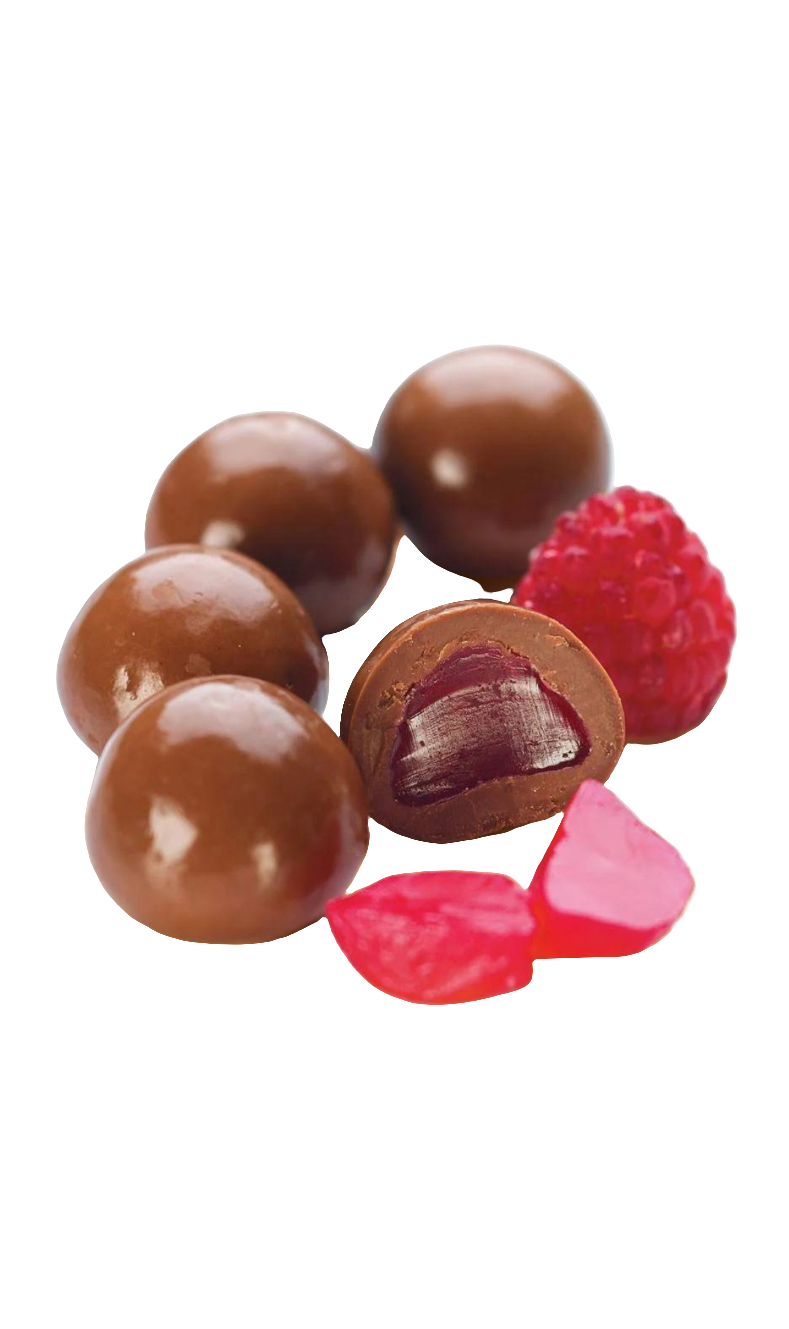 Milk Chocolate Coated Raspberries 60g