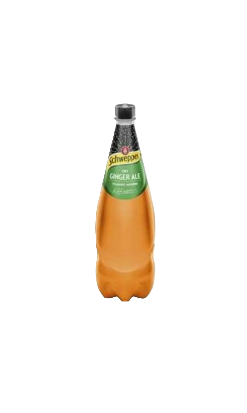 Schweppes Dry Ginger Ale Zero Sugar 1.1L