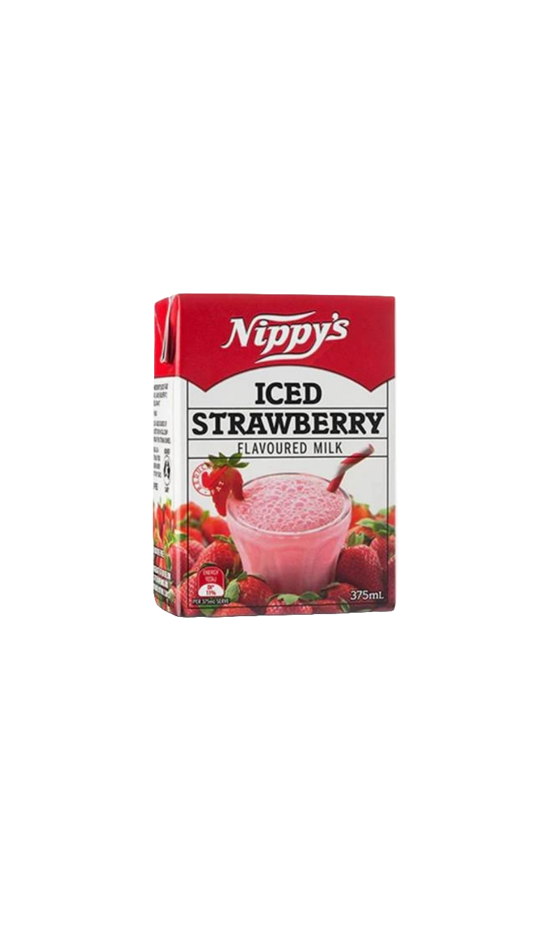 Nippy's Strawberry Flavoured Milk 375mL