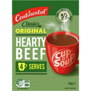 Continental Cup A Soup Classic Hearty Beef 4pk