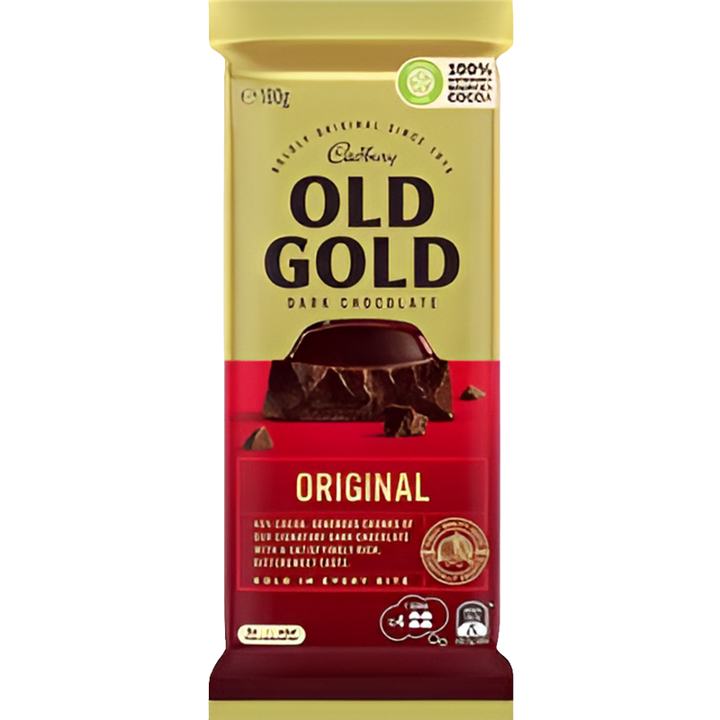 Cadbury Old Gold Original Dark Chocolate 180g