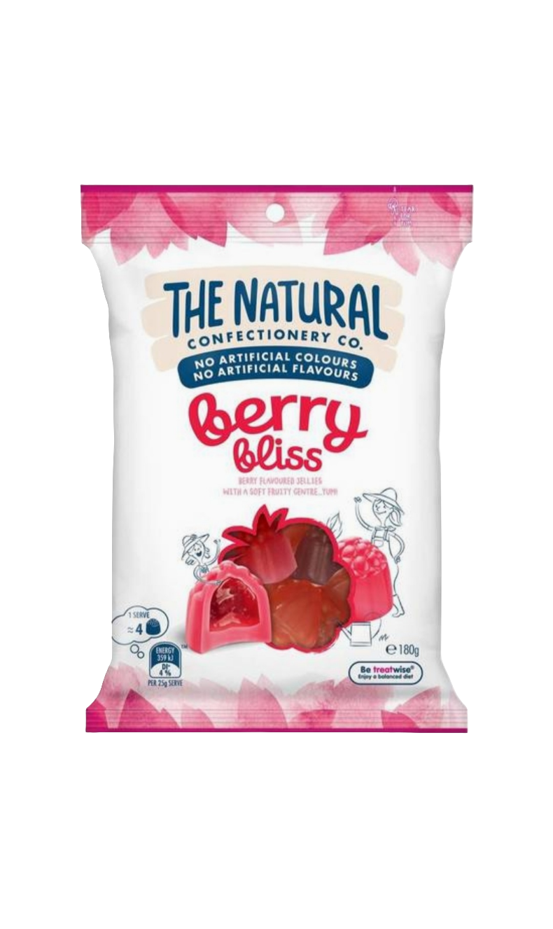 The Natural Confectionery Berry Bliss 180g