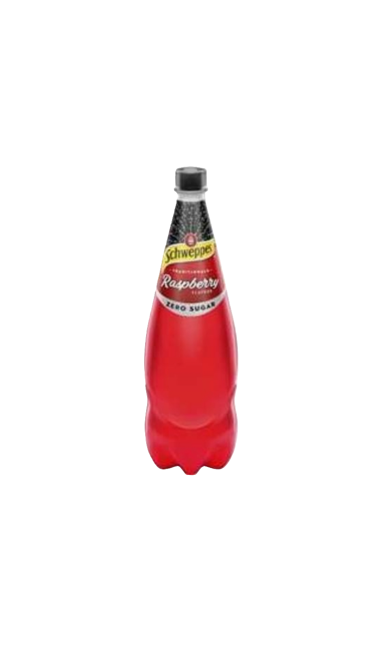 Schweppes Raspberry Zero Sugar Drink 1.1 L