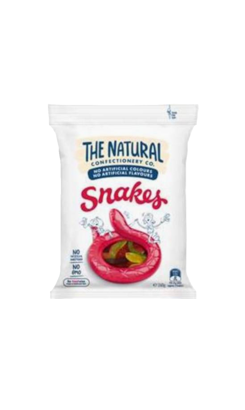 The Natural Confectionery Snakes 220g