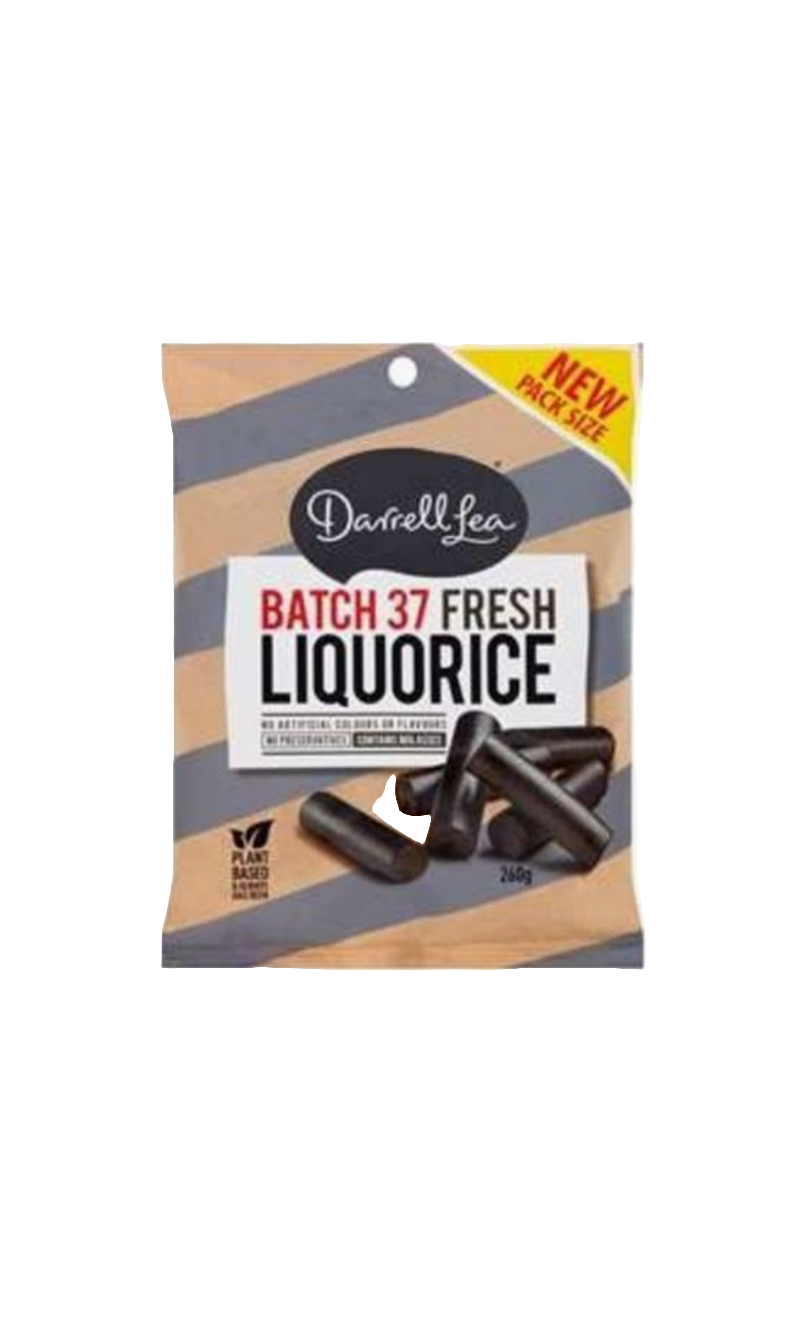 Darrell Lea Batch 37 Liquorice 260g